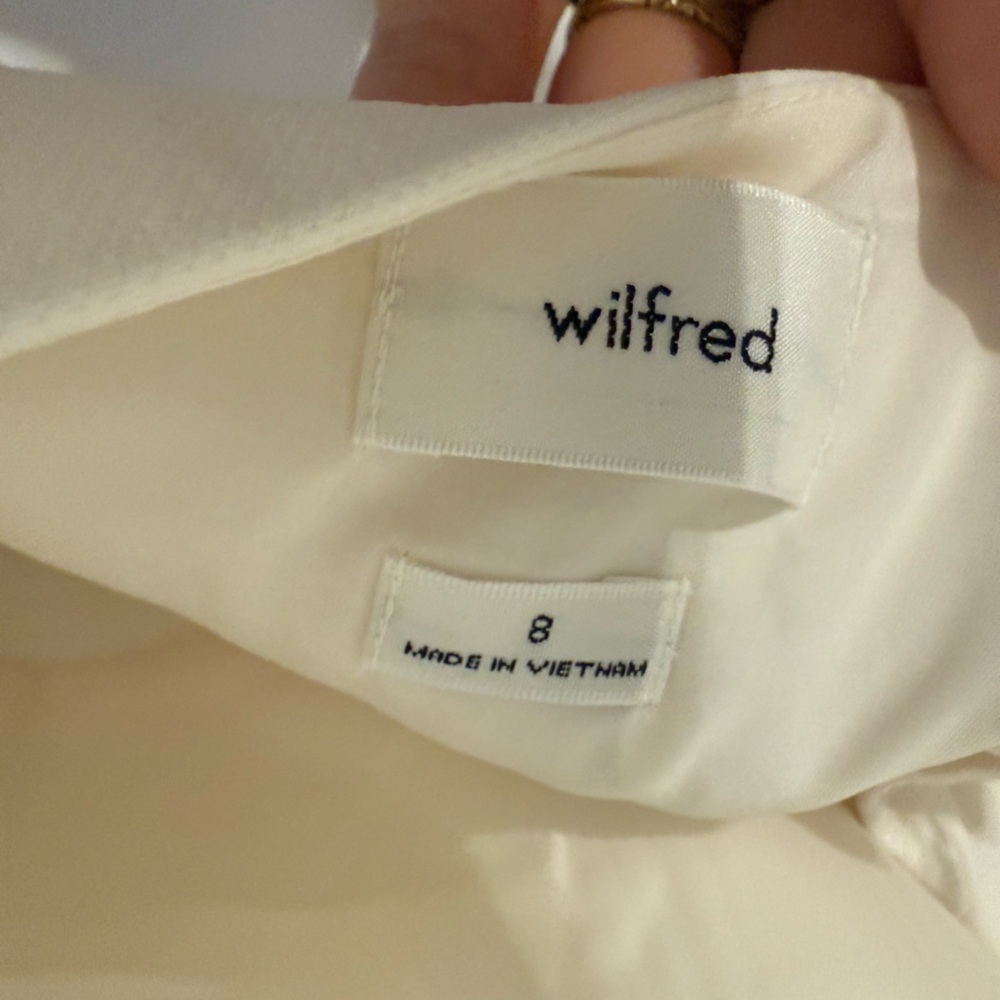Wilfred Ivory Sleek Midi Dress - Picture 5 of 5
